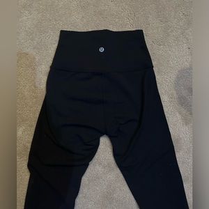Black lululemon leggings size 2